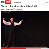 youtube-Sigbjørn Rua LK 2010