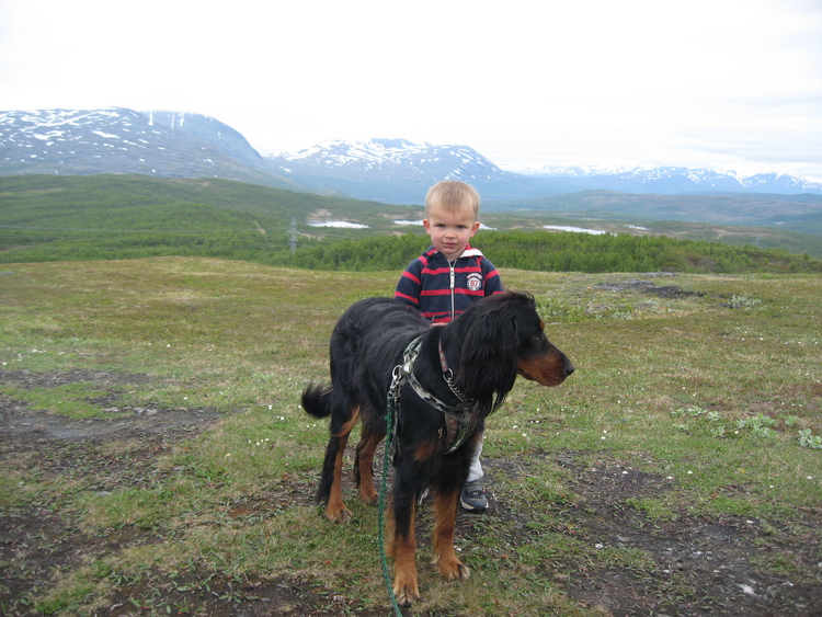 Liten turg&aring;r med hund