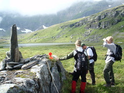 Balsfjord på langs - trimpost ved vannet