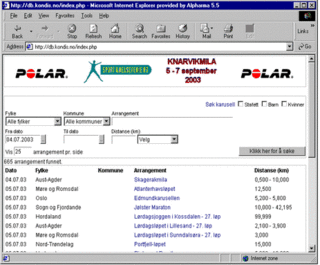 databaseterminlista