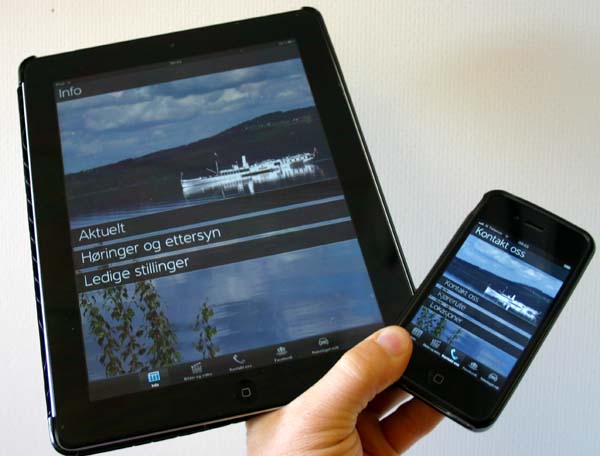 Applikasjon for iPhone og iPad.