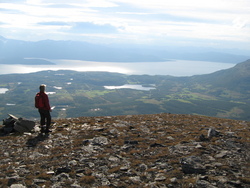 Utsikt mot Malangen og Sandsvatnet