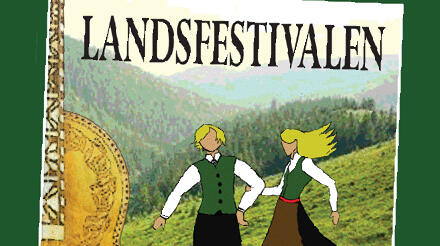 Utsnitt frå plakaten til Landsfestivalen i Nordfjordeid Utsnitt frå plakaten til Landsfestivalen i Nordfjordeid