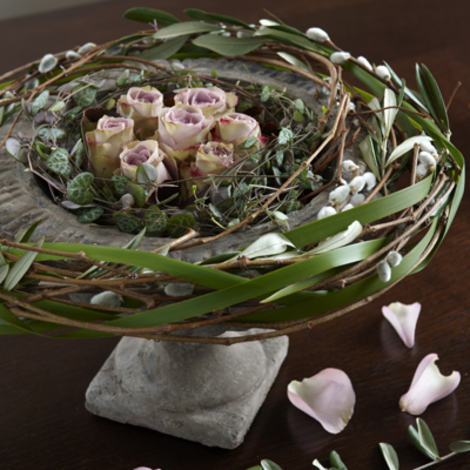 rustikt bord detalj
