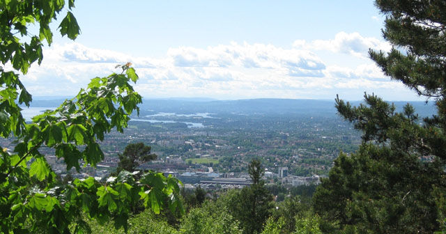  Nydelig utsikt over Oslo sett fra Grefsenkollen. Foto: Christian Prestegård 