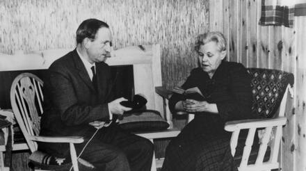 Magnhild Almhjell og Rolf Myklebust.