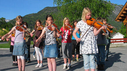 Felekorps i Seljord (Foto: Landskappleiken 2011)