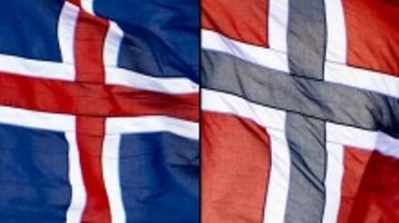 Norge_Island_flagg