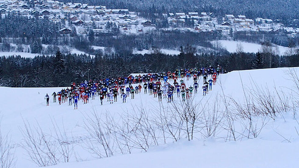Fra starten på Grenaderen i 2011 Foto: Heming Leira