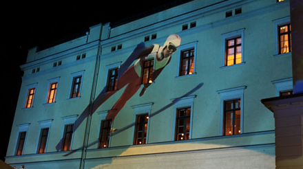 Lyssetting av Slottet, VM 2011 (Foto: http://picasaweb.google.com/SkiVM2011)