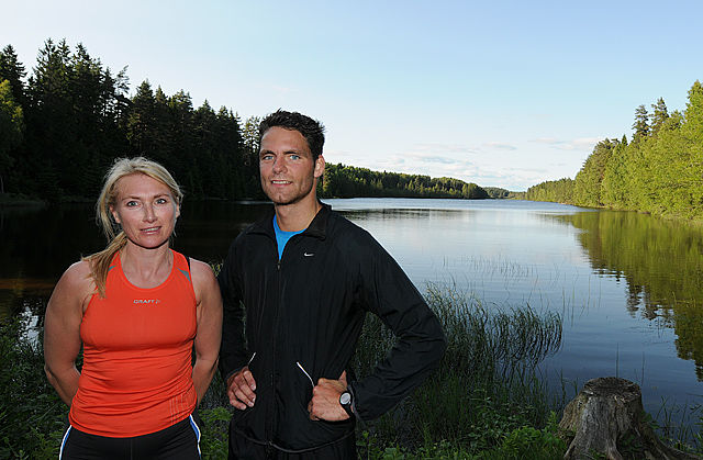 Rolf Bøhn tok dette idylliske bildet en juni-sommerdag i 2011 av vinnerne  Hege Gathen og  Finn Markus Johansen
