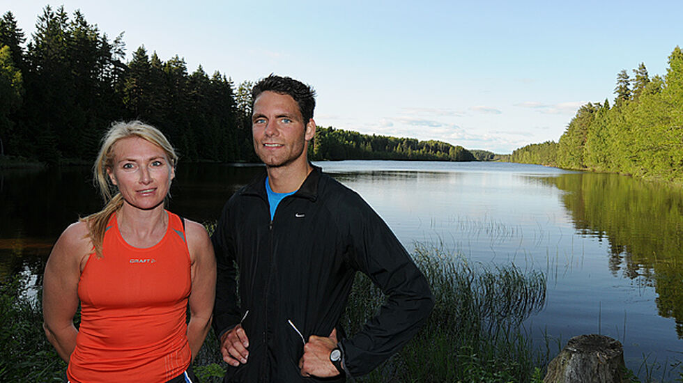 Rolf Bøhn tok dette idylliske bildet en juni-sommerdag i 2011 av vinnerne  Hege Gathen og  Finn Markus Johansen