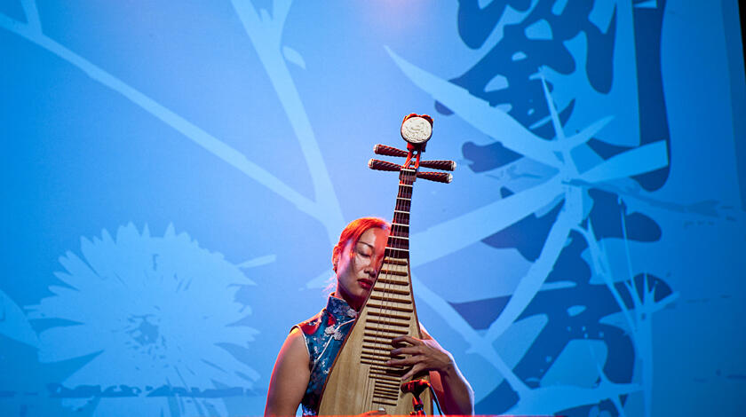 Liu Fang på Førdefestivalen 2011 (Foto: Arve Ullebø)