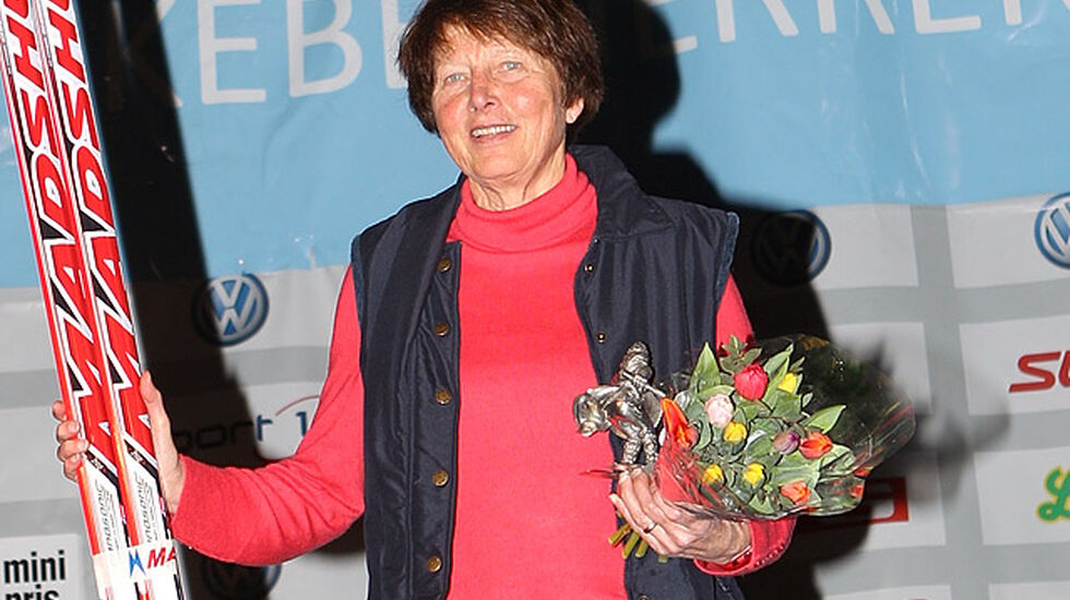Katharina Mo Berge med klasseseier i Birkebneinerrennett i 2012. Foto: Kjell VIgestad