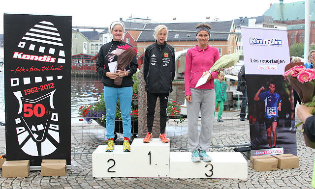 Fra Kondis på besøk i Arendal i 2012 da 12 år gamle Elin Upstad vant Skagerakmila. Foto: Heming Leira