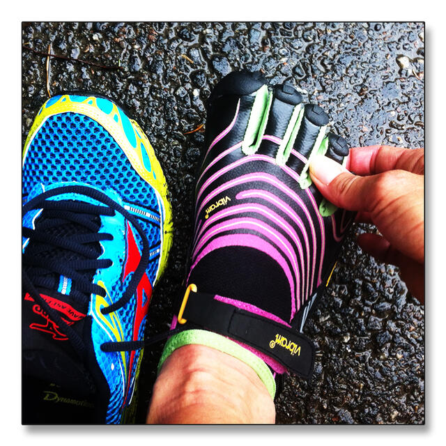 Switching to the Vibrams