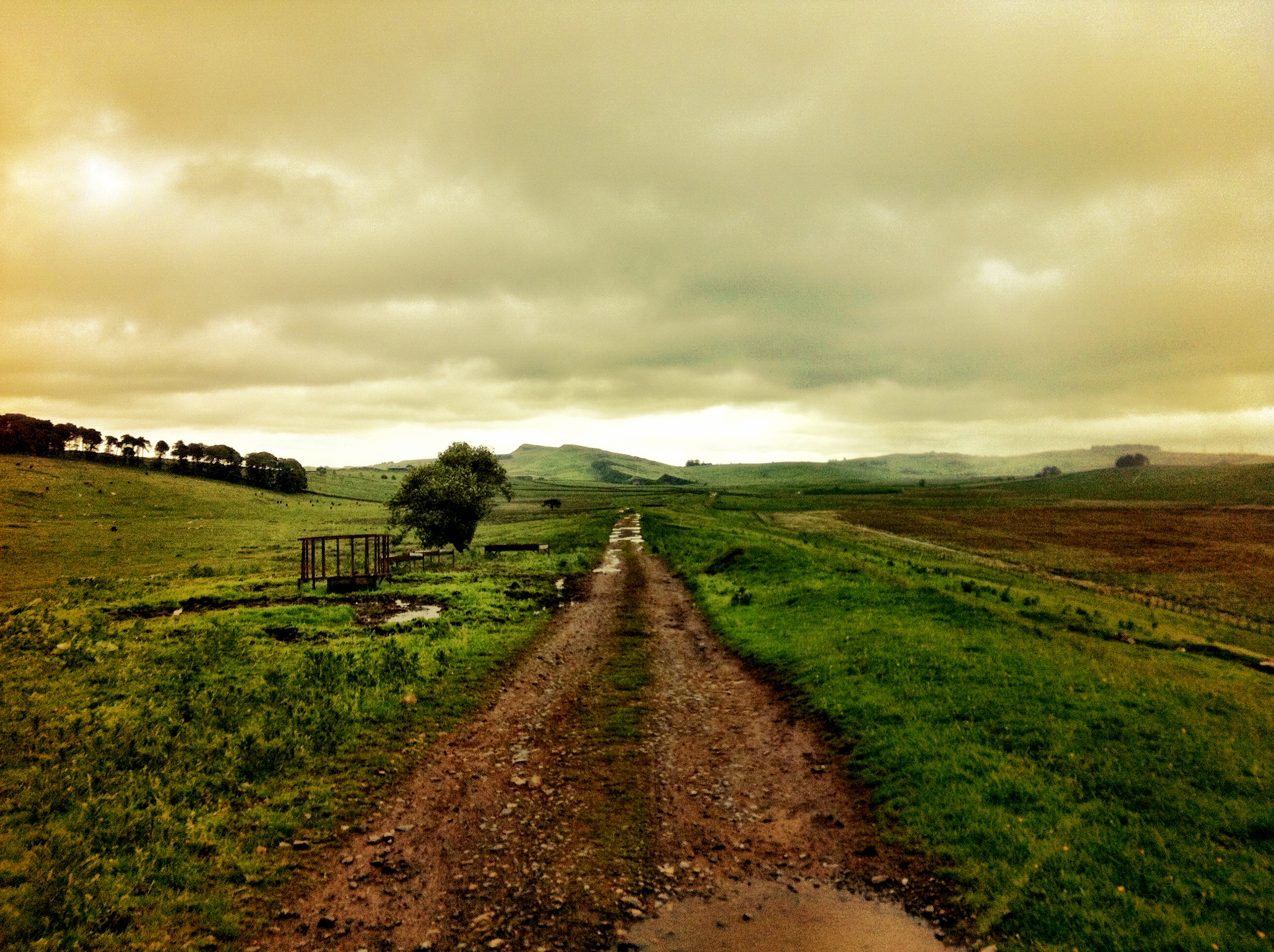 Landskapet langs Hadrians Wall