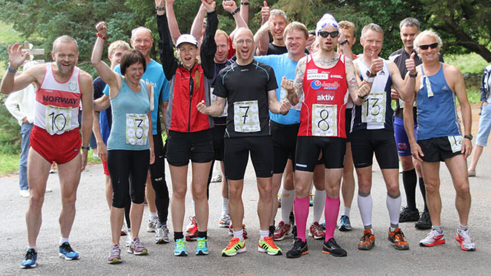 Møkster Maraton det første året. Foto: Heming Leira