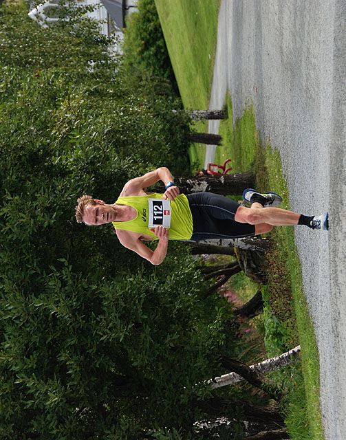 Arkivbilde: Helge Hafås i sin maraton nr. 200. Foto: Randi Wærnes