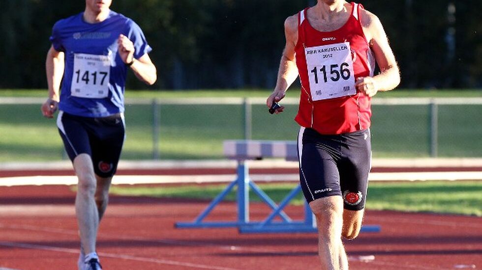 Ole Gorm Berg trives ekstra godt på baneløpene, her er han på samme 800-meteren i 2012 (foto: Bjørn Hytjanstorp).