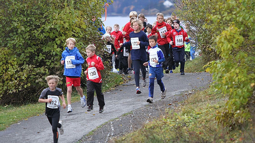Fra Barneløpet i 2012.