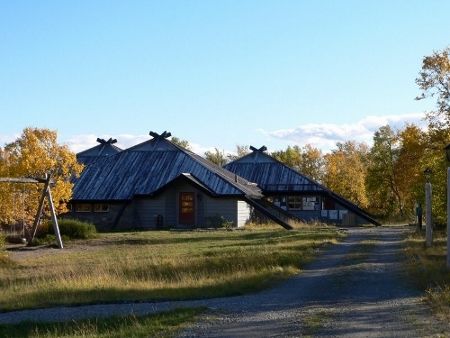 Bilde av Stabbursnes Naturhus og Museum sett fra nord Bilde av Stabbursnes Naturhus og Museum sett fra nord