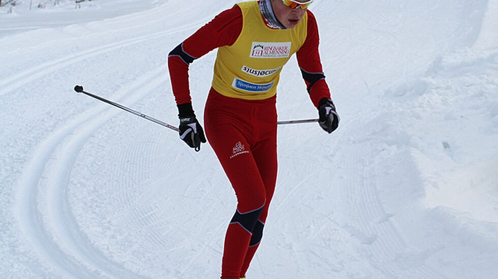 Joachim Aurland i aksjon under KM i Hernes i 2013.