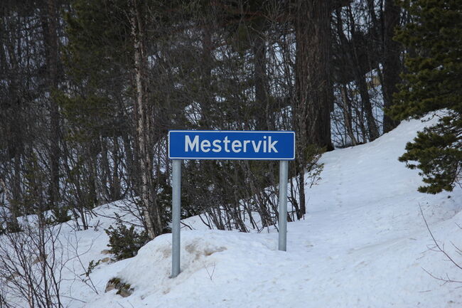 plan for gang- og sykkelsti på Mestervik