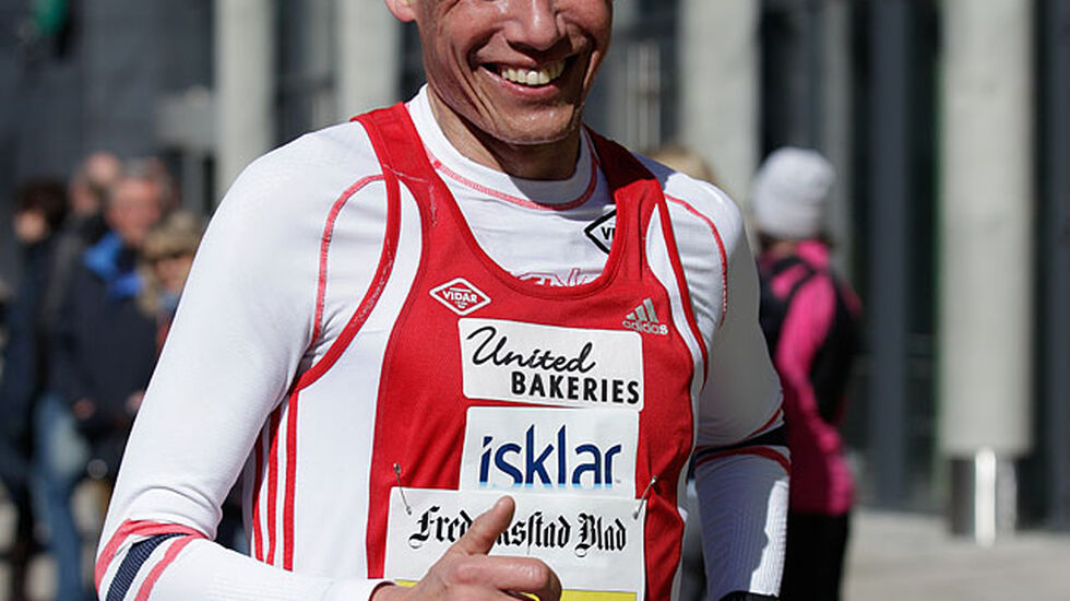 Tim Bennett under Fredrikstadløpet 2013 Per Inge Oestmoen