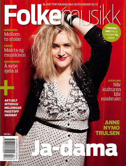 Framsida av bladet Folkemusikk 01/2013.