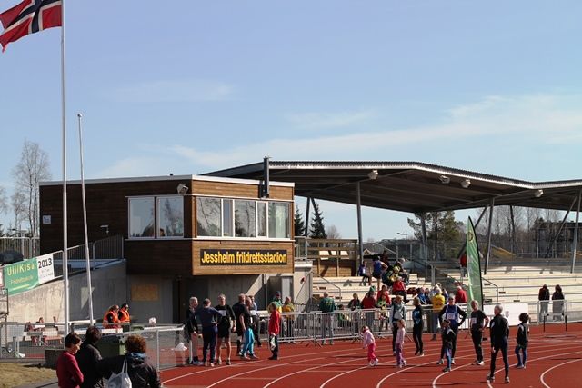Etter at Jessheim friidrettsstadion sto ferdig i 2013 ble også UKI-karusellen flyttet hit, og nye løyper tilrettelagt (foto: Olav Engen)