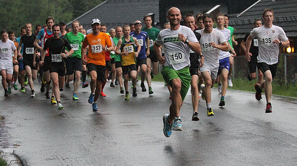 Fra starten i 2013. Foto: Heming Leira