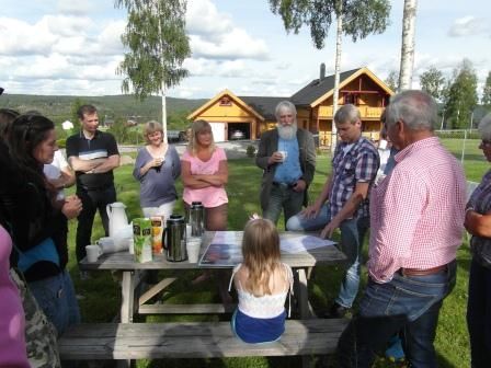 Foto: Anne Kirsti Johnsen Åpning av lekeplass på Haukenesfeltet