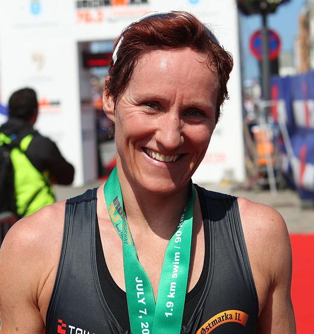 Ingressbildet: Mette Pettersen Moe ble nr. 3 og fikk Norges beste plassering i IM 70.3 Haugesund.