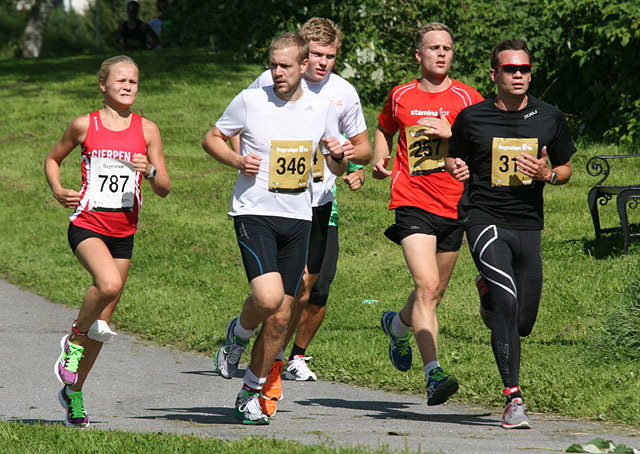 Rebecca Sem vinner 5km i Skagerakløpet i 2013. Foto: Turid Veggeland