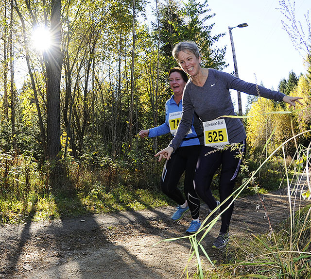 Så herlig det er å løpe i marka! Fra Fredrikstadmarka Rundt 2013 (Foto: Bjørn Johannessen)