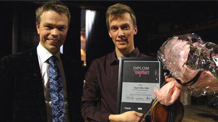 Bjørn Kåre Odde blei forrige laurdag tildelt Toneprisen 2013!