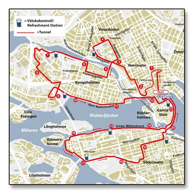 Stockholm halv - kart