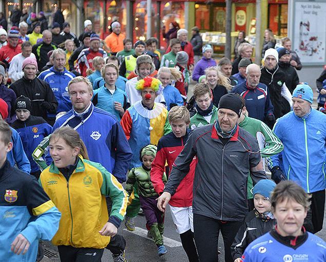 Bildet fra en tidligere utgave av nyttårsløpet (foto: Bjørn Johannessen).