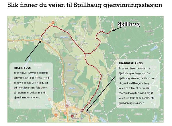 Kart til Spillhaug Kart til Spillhaug