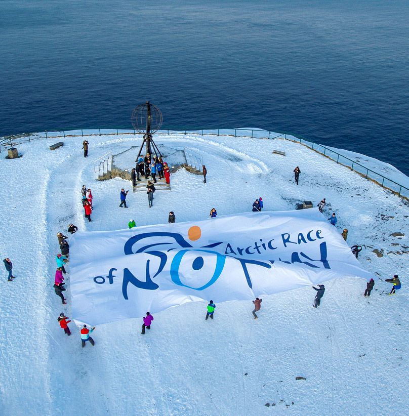 The Artic Race of Norway på Nordkapp KONDIS norsk organisasjon for