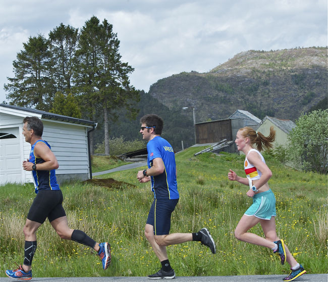Eli Anne Dvergsdal vant halvmaraton i 2014 suverent. Foto: Jørgen Pettersen