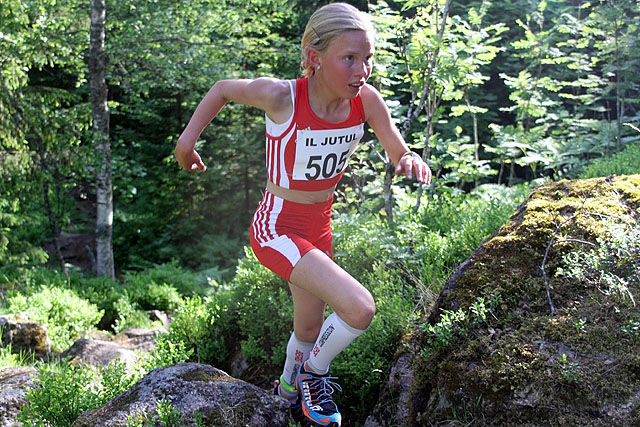 Fra et tidligere løp med Pernille Antonsen på vei opp Kantebakk i Bærum. (Foto: Heming Leira)