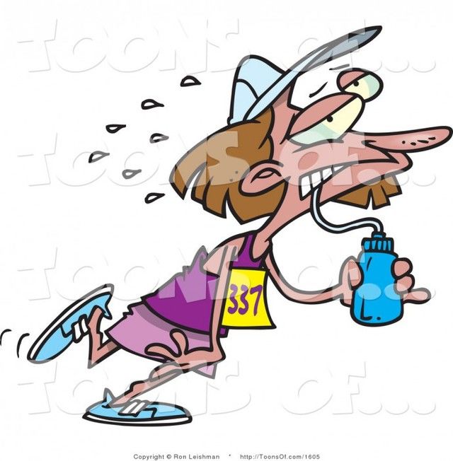 cartoon-of-an-exhausted-female-marathon-runner-drinking-water-to-beat-the-heat-by-ron-leishman-1605-690x703_640x652