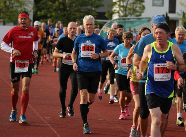 Maratonfelt under Stavanger Maraton i 2014. Foto: Thomas Hetland