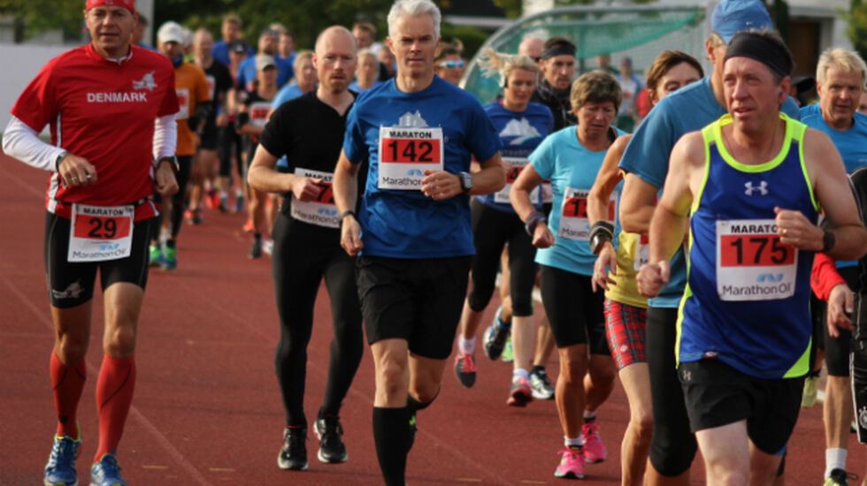 Maratonfelt under Stavanger Maraton i 2014. Foto: Thomas Hetland