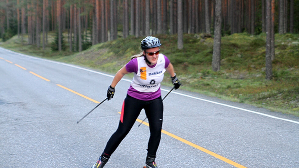 Marianne Storberget i aksjon i fjorårets karusell i Heradsbygd. (Foto: Robert Nystuen)
