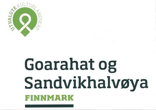 Logo for Utvalgte kulturlandskap-Goarahat og Sandvikhalvøya