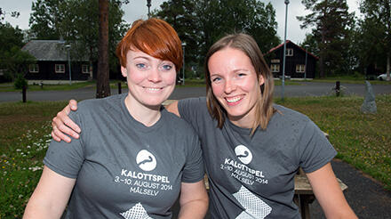 Kalottspel-sjefane 2014 - Ragnhild Furebotten og Sigrunn Haugli.