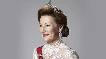 H.M. Dronning Sonja. Foto: Sølve Sundsbø / Det kongelige hoff.